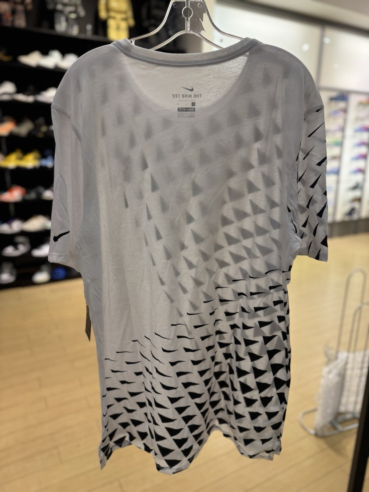 Nike Apparel Men Nike Kyrie Art 1 White Black Size Large