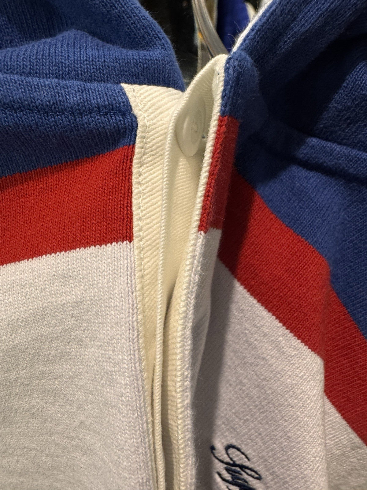 Supreme Hooded Rugby Top Royal Size M