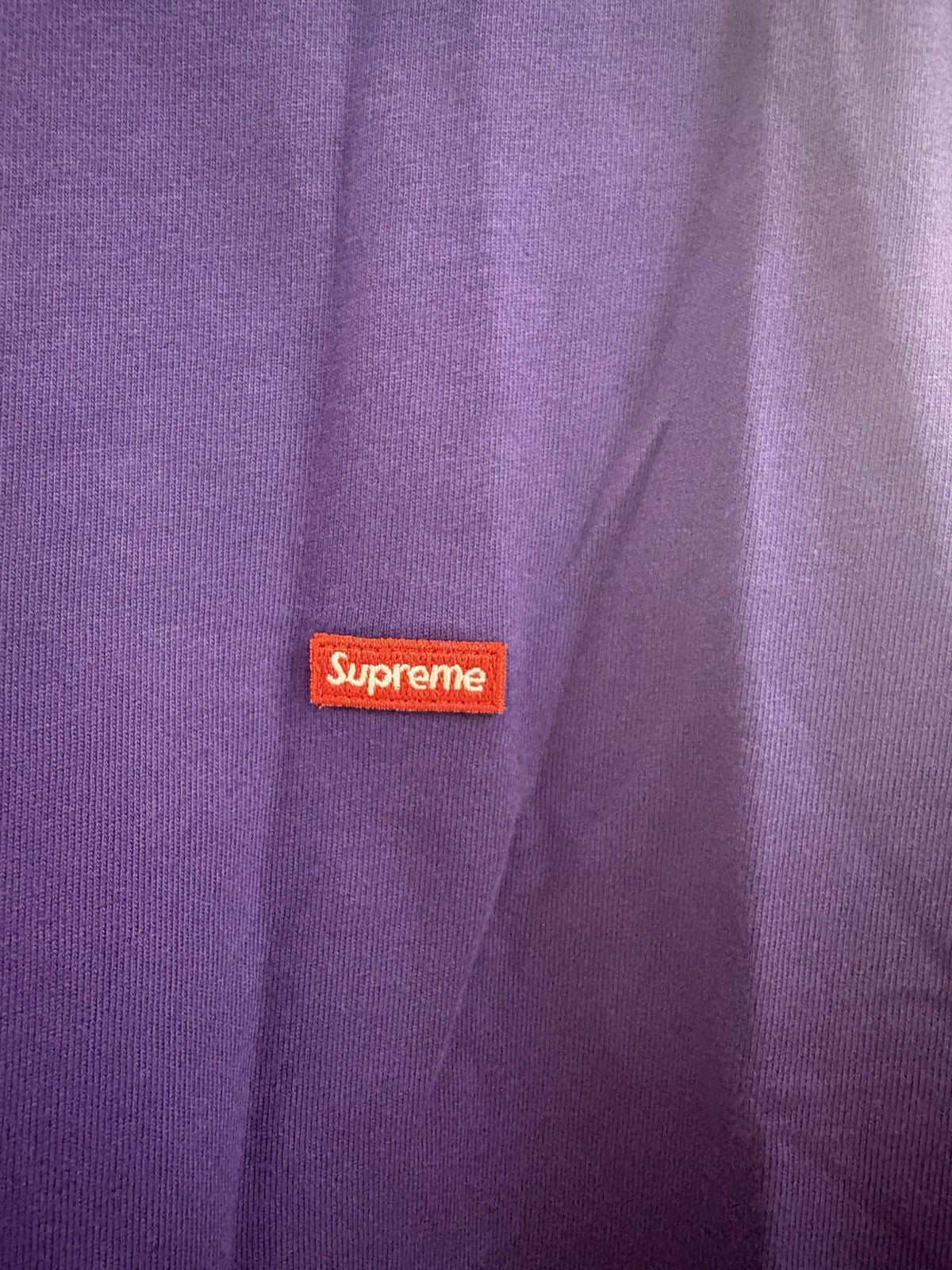 Supreme Small Box L/S Tee (SS22) Purple