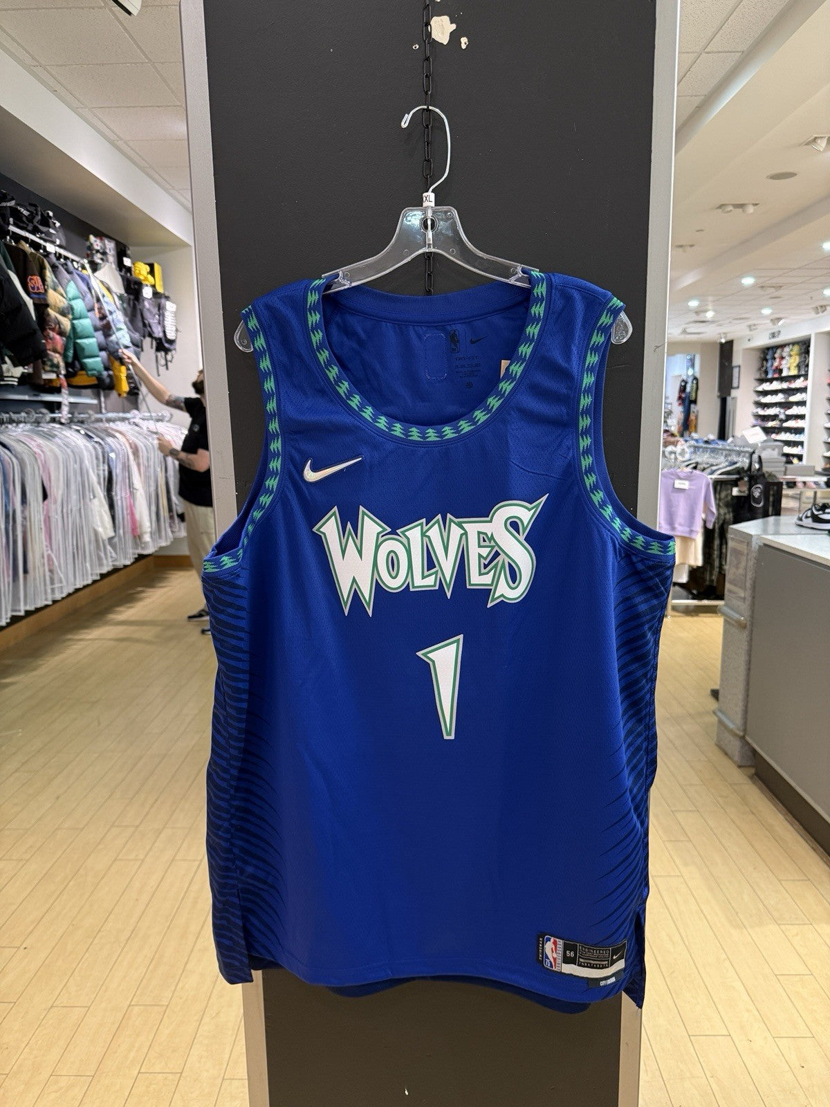 Nike Minnesota Timberwolves Karl Anthony Towns City Edition Sz XXL