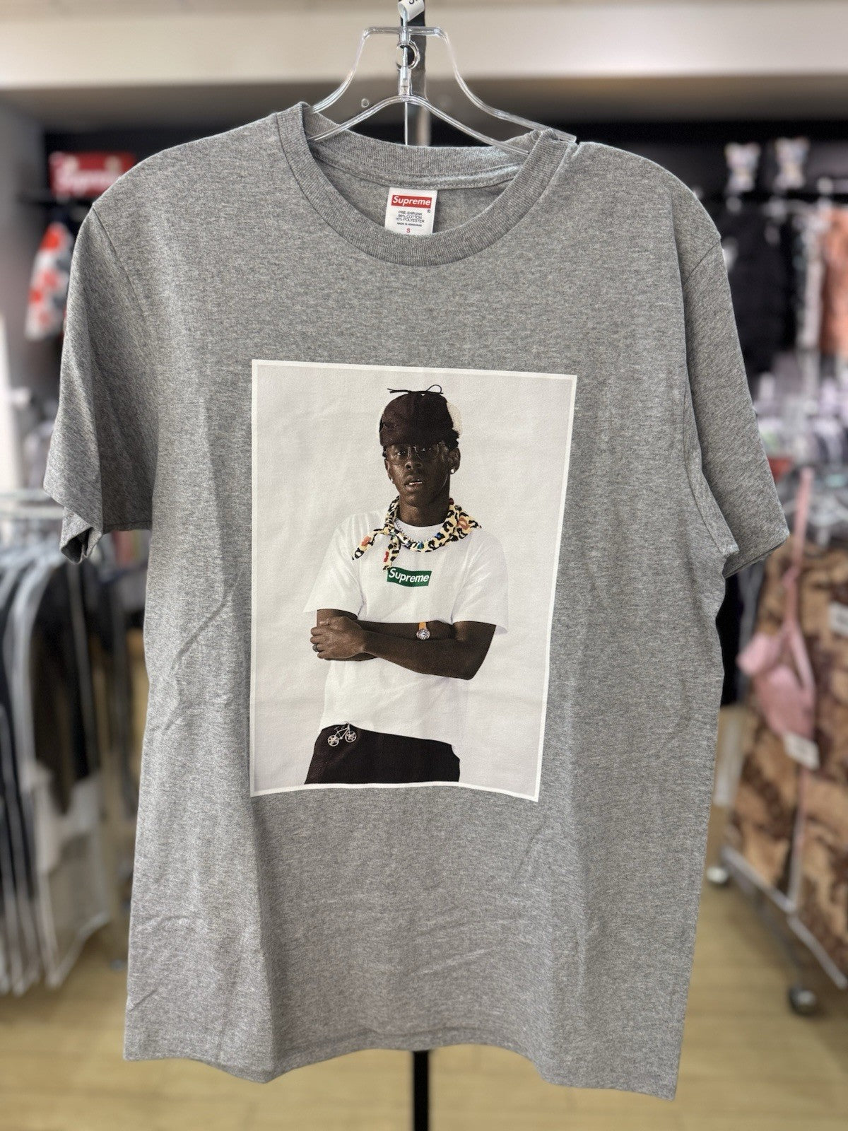 Supreme Tyler The Creator Tee Size Small Heather Grey