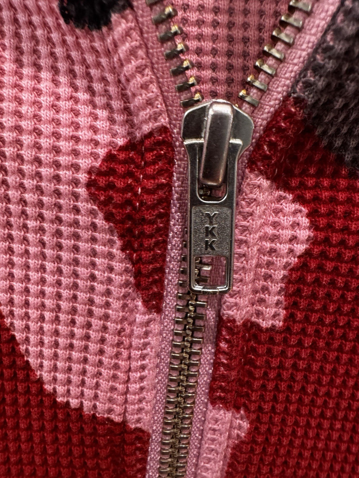 Supreme Hooded Zipup Thermal Pink Camo Size XL