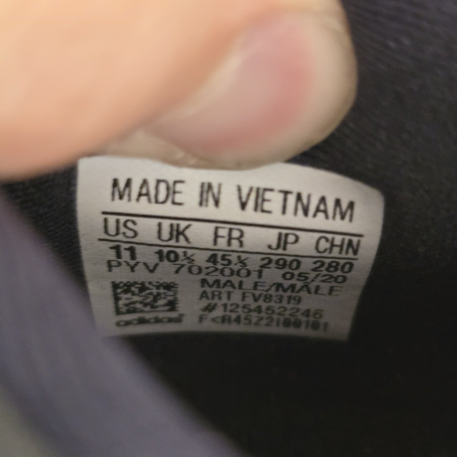 Size 11 - Adidas UltraBoost 20 Black Signal Cyan