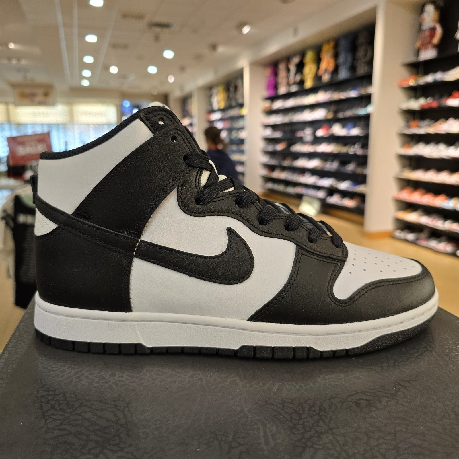 Size 10 - Nike Dunk High Black White Panda