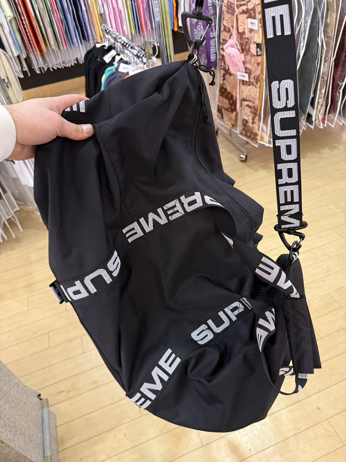 Supreme Duffle Bag Black (SS18)