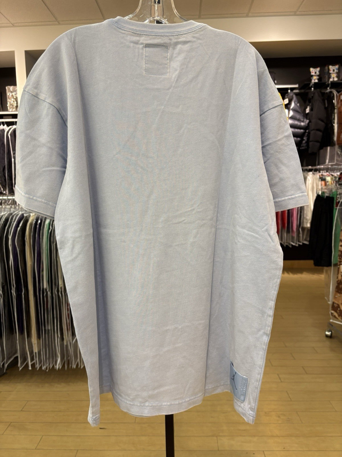 Jordan x Union 2.0 Flight Tee Psychic Blue Size Large Defect