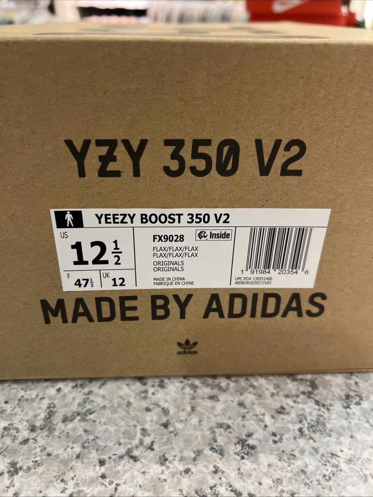 Adidas Yeezy Boost 350 V2 Flax Sz 12.5