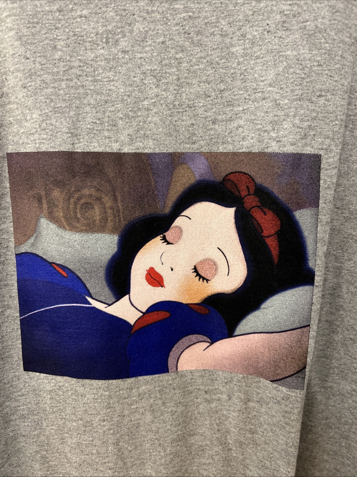 SUPREME x Snow White Disney Tee Heather Grey T-Shirt Sz XXL