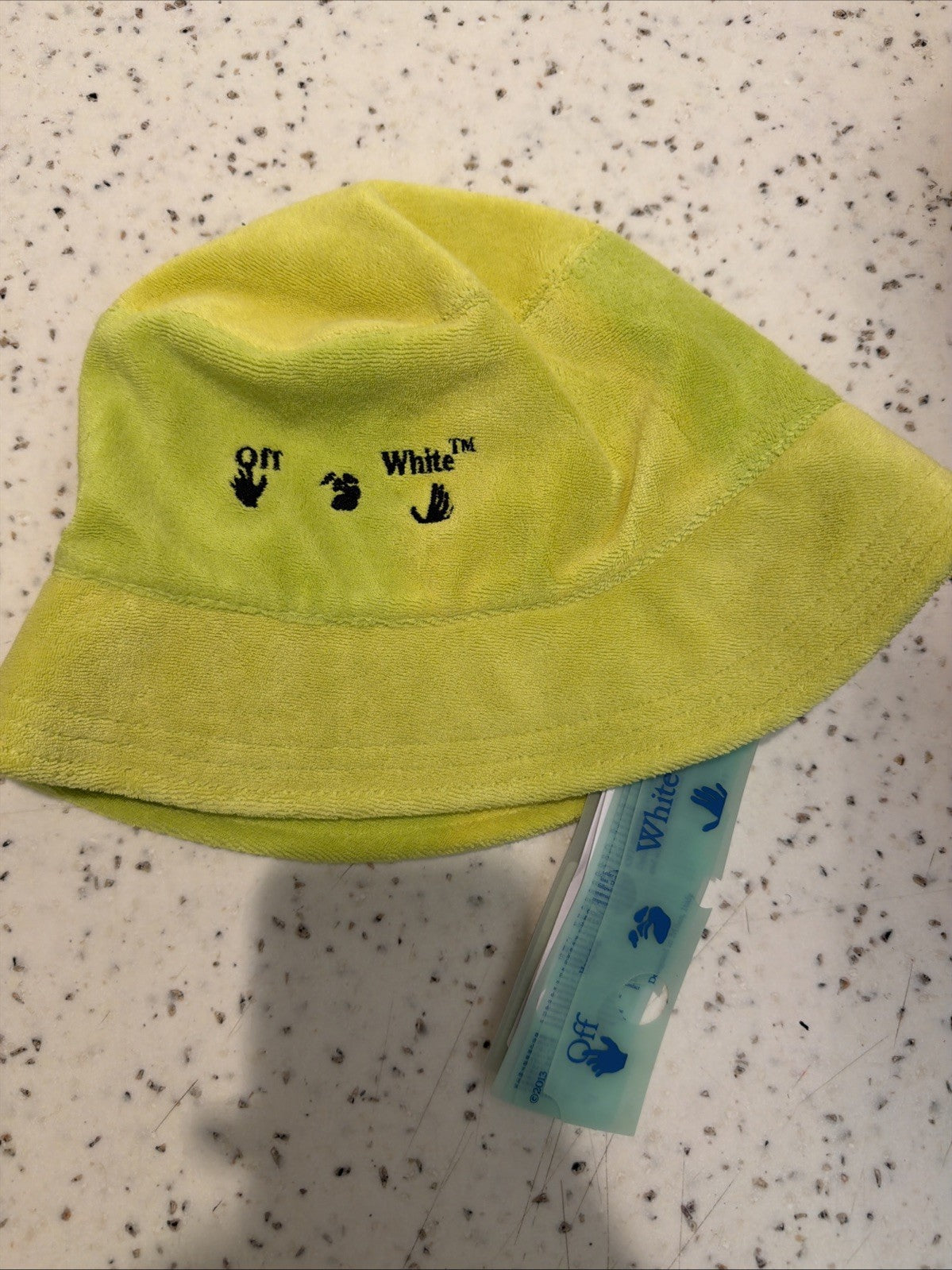 OFF-WHITE Swimming Man Towel Bucket Hat