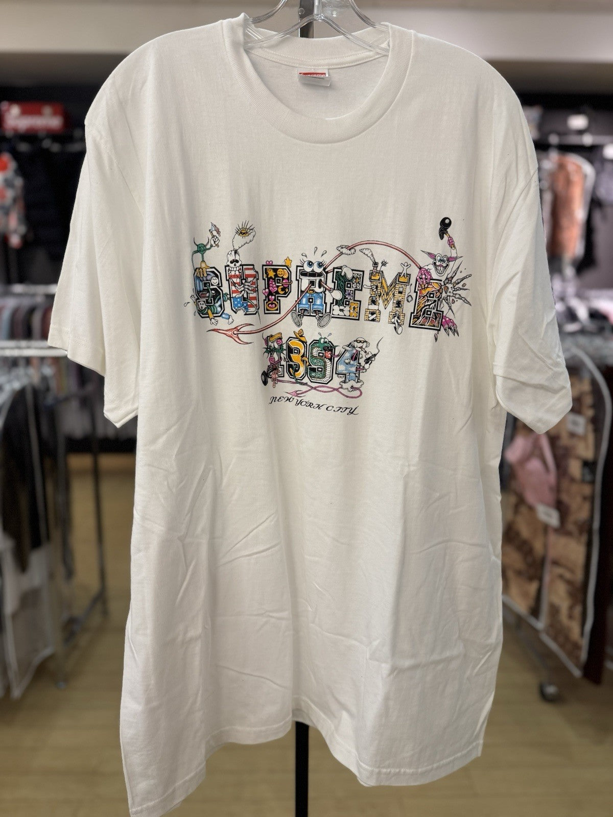 Supreme Varsity Tee White Size XL