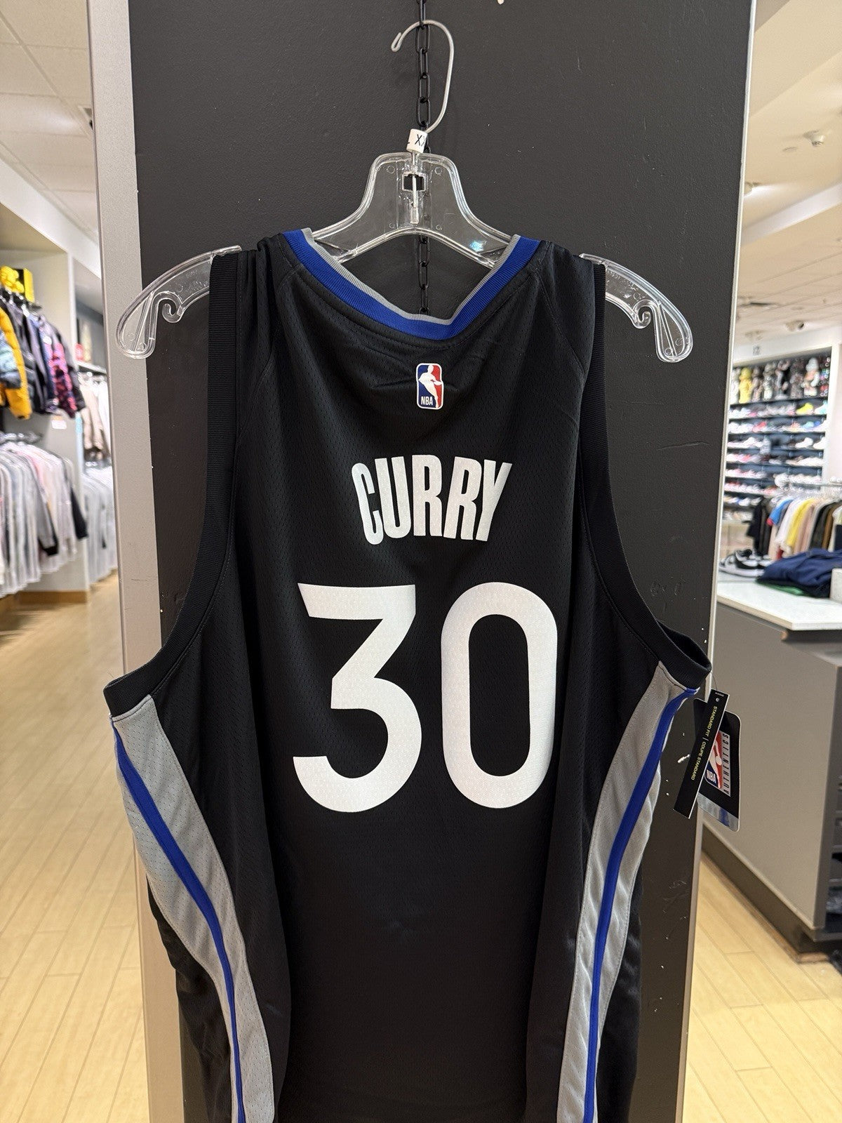 Nike NBA Golden State Warriors Stephen Curry Basketball Jersey Sz XXL