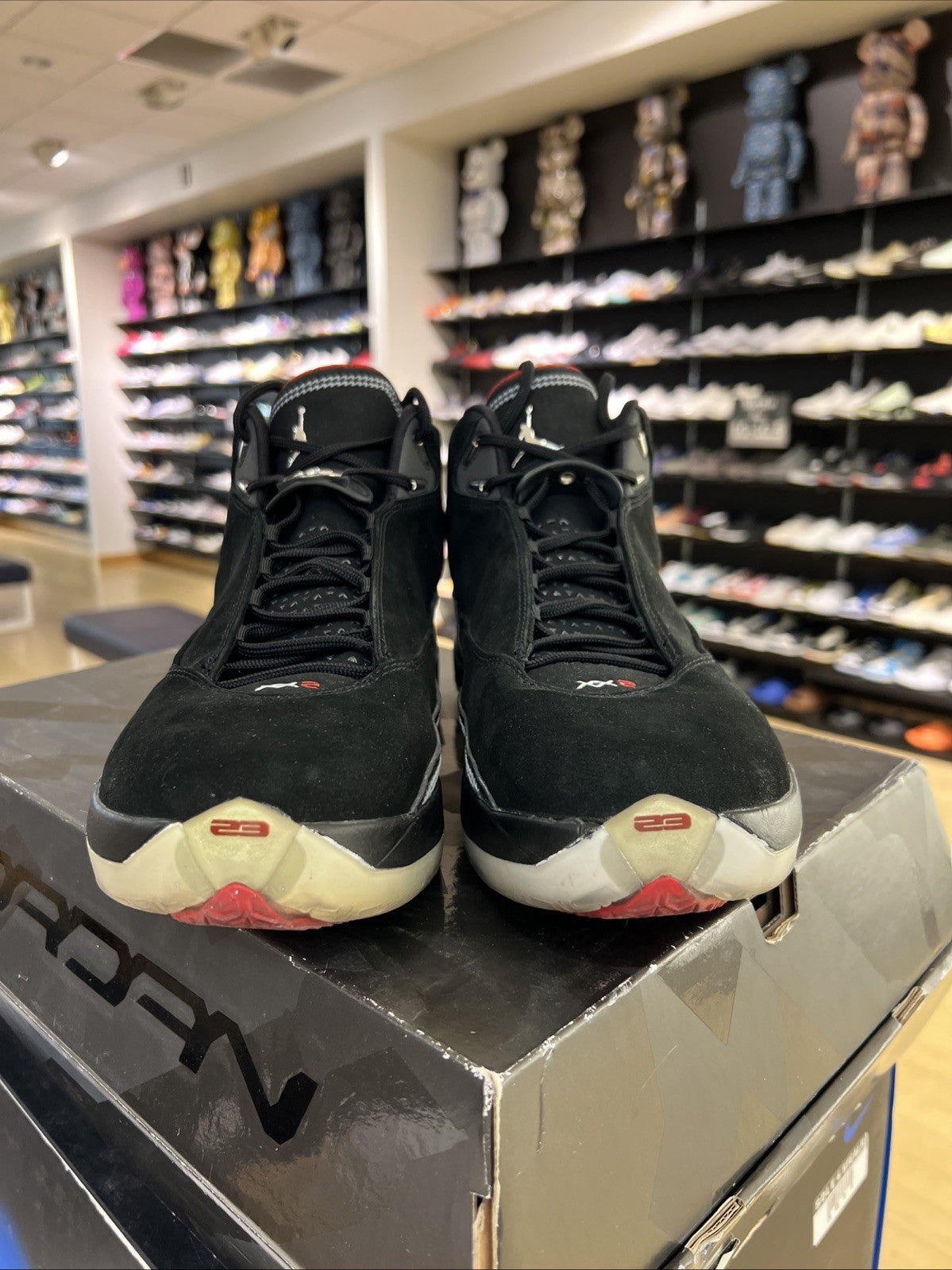 Air Jordan 22 OG Black Varsity Red Sz 12 USED