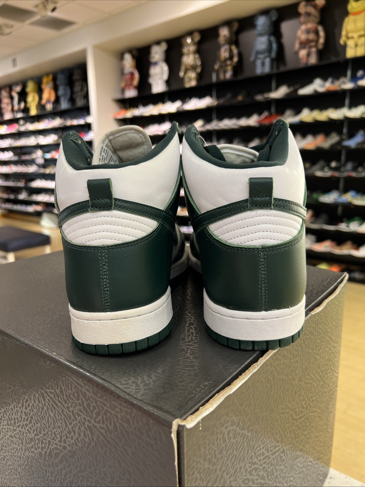 Nike Dunk SP High Spartan Green Sz 13 DEFECT