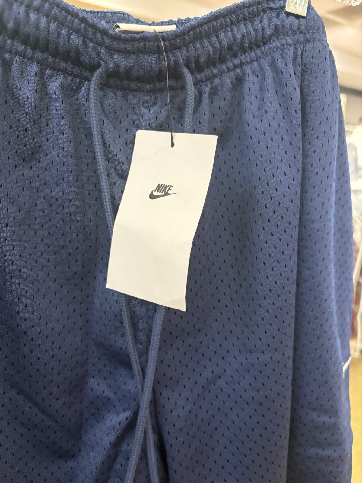 Nike Sportswear Authentics Mesh Shorts NAVY SZ XL