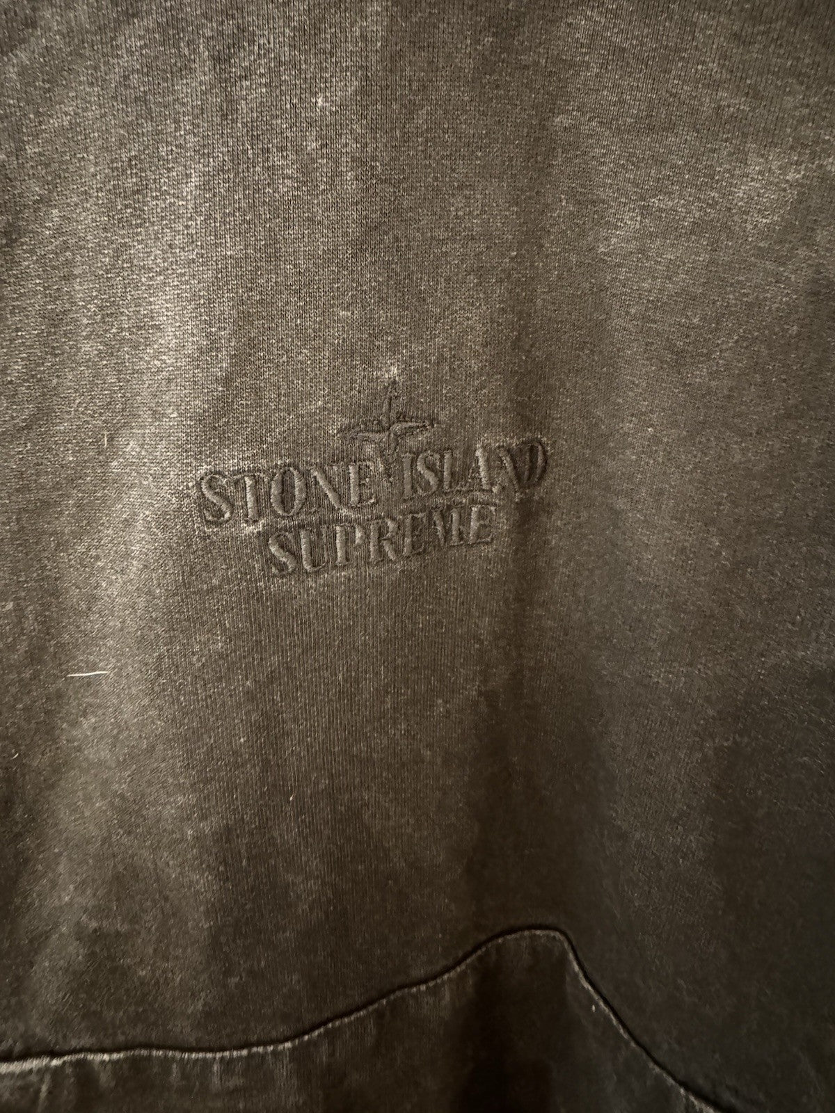 SUPREME x STONE ISLAND Striped Hooded Sweatshirt - SS22 - Size M