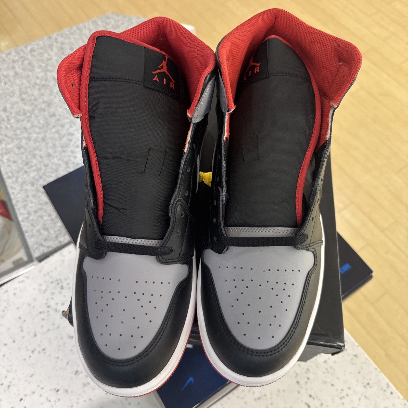 Size 14 - Air Jordan 1 Mid Bred Shadow