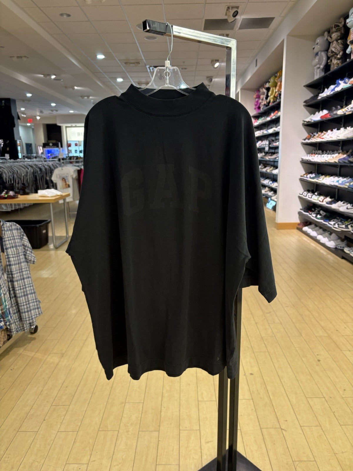 Yeezy Gap Balenciaga Dove 3/4 Sleeve Black ( Small )