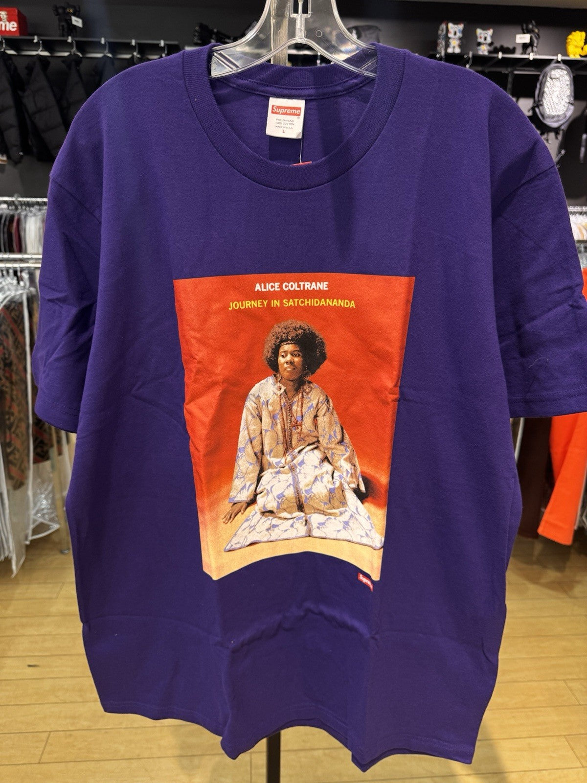 Supreme Satchidananda Tee Purple Size L