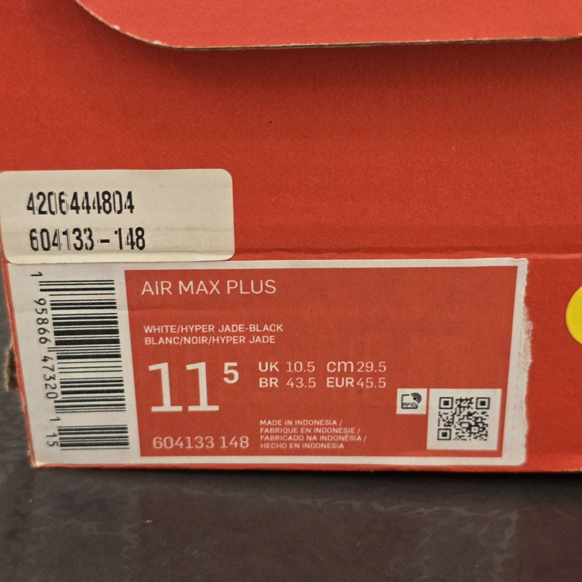 Size 11.5 - Nike Air Max Plus atmos Exclusive White Hyper Jade