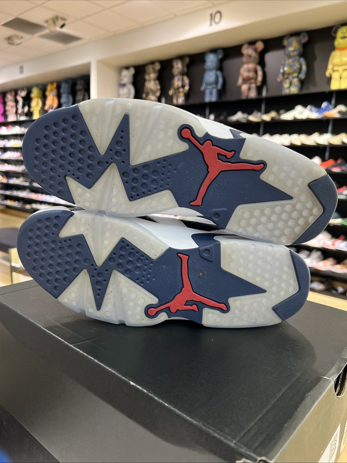 Air Jordan 6 Retro Olympic High Top 2024 Sz 10 USED REP BOX