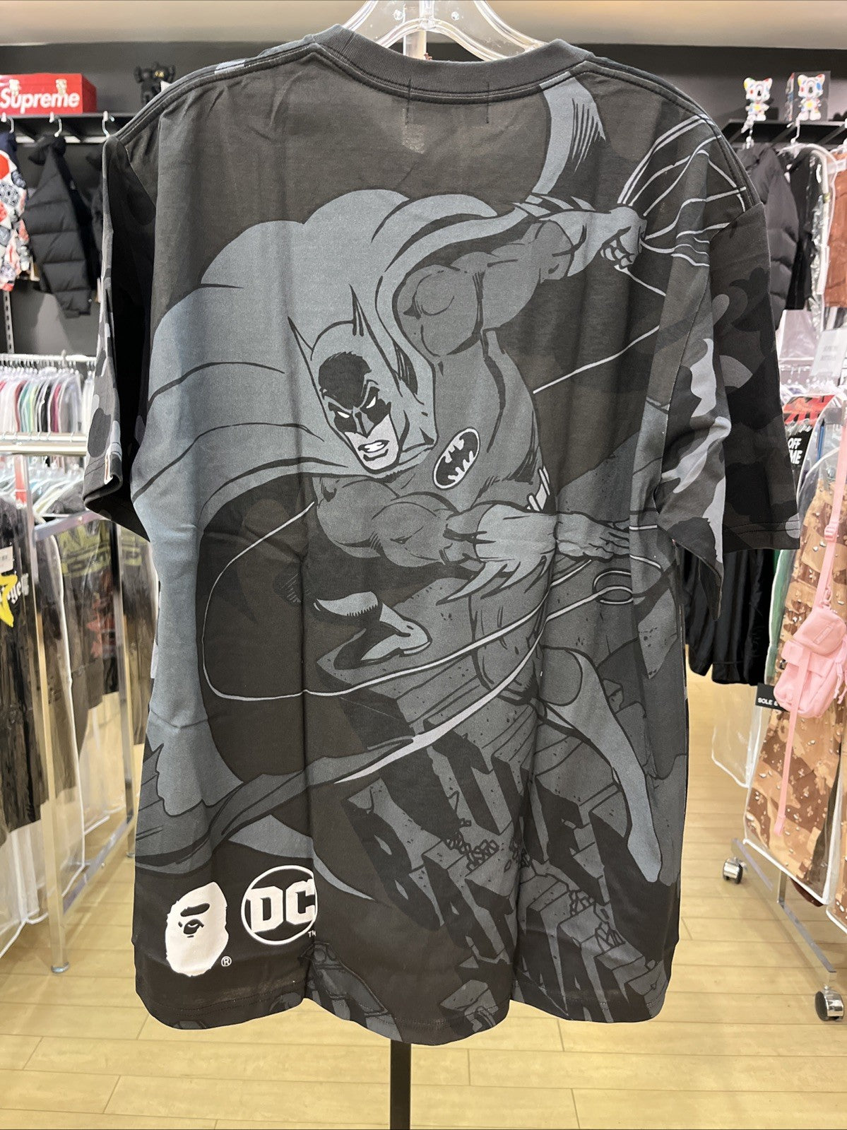 BAPE x DC Batman Color Camo Tee SZ Large