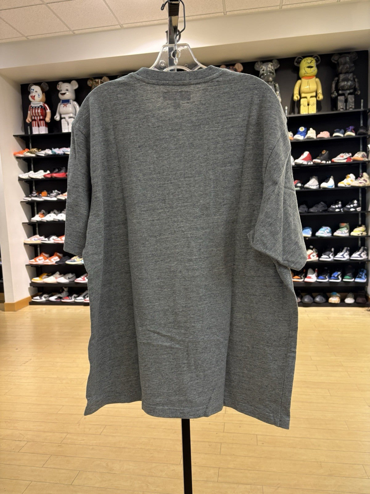 Supreme Twill Applique S/S Top Heather Grey Size Large