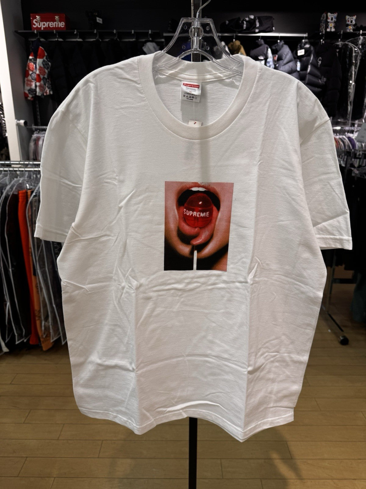 Supreme Lollipop Tee White Size M