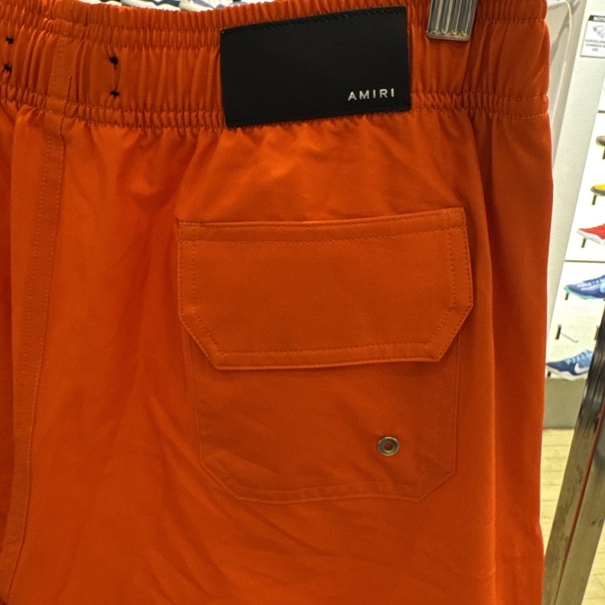 Amiri Core Logo Swim Shorts Orange Size Medium
