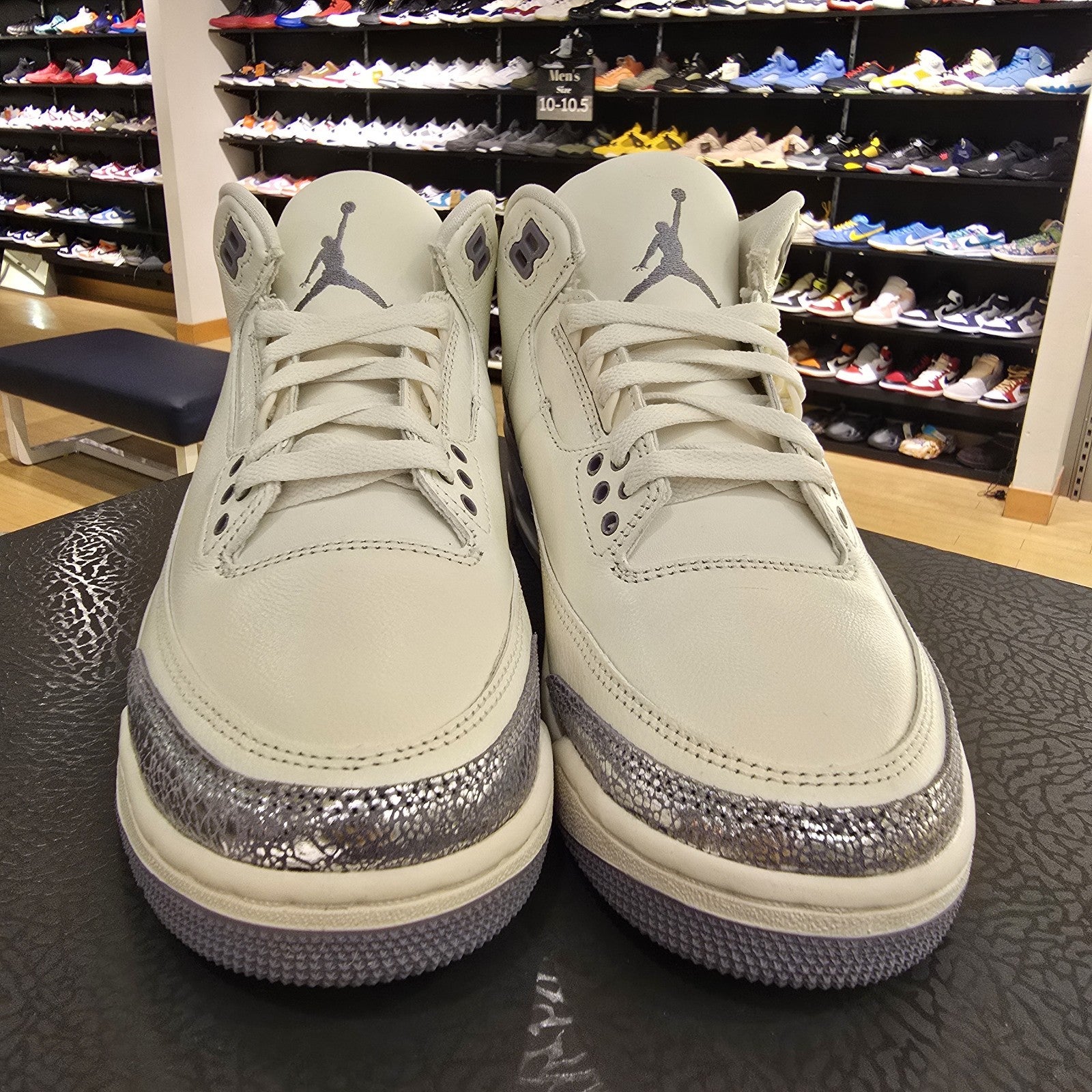 Size 9.5 - Jordan 3 Retro Sail Cement Grey (Women's)