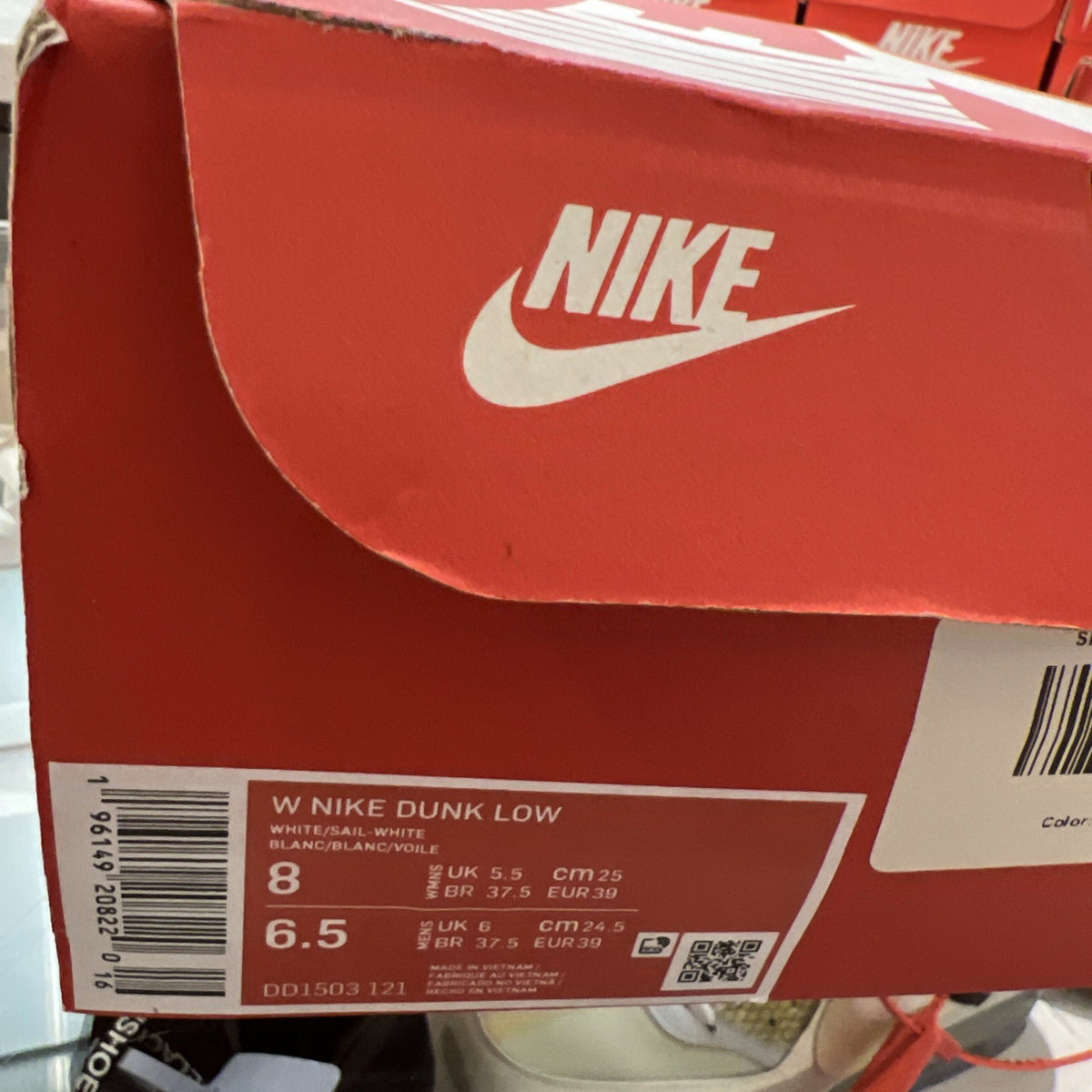 Nike Dunk Low Coconut Milk Women's Sz 8