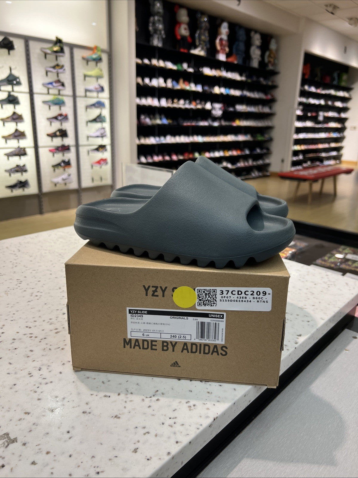 adidas Yeezy Slide Slate Marine Gray ID2349