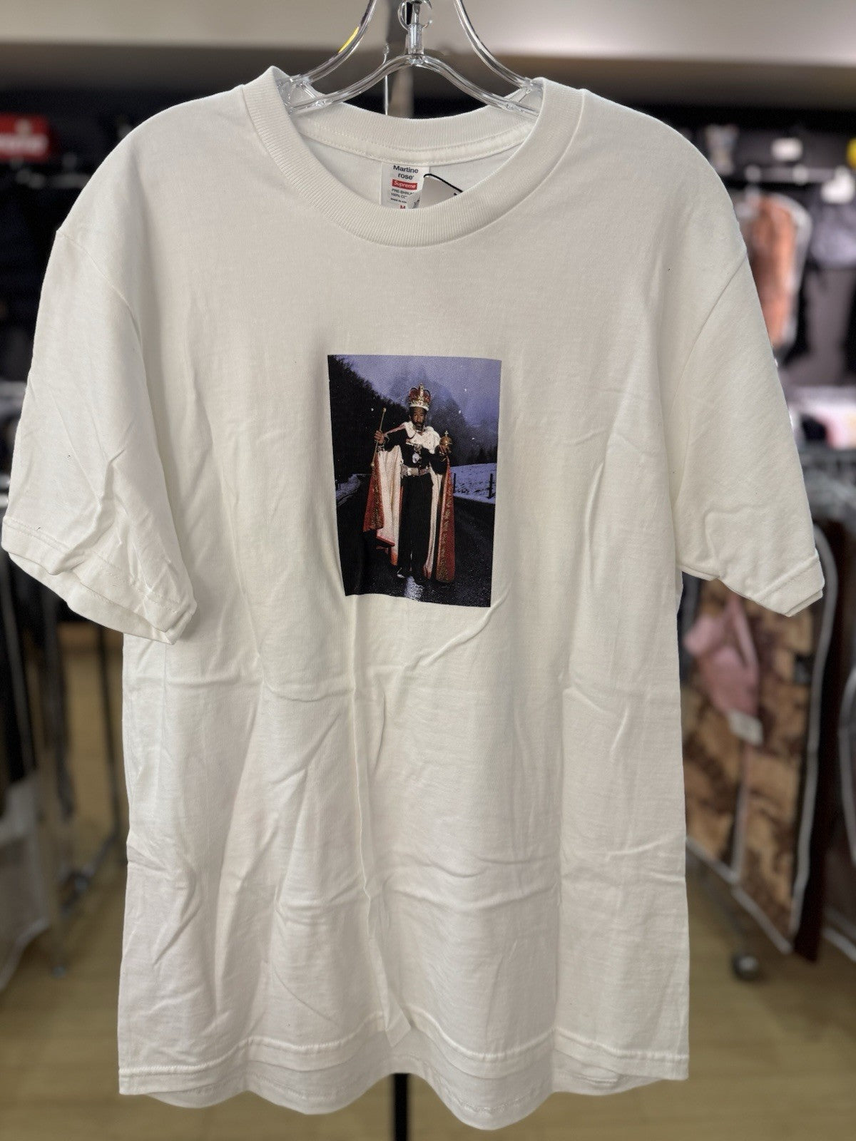 Supreme x Martine Rose Lee Scratch Perry Tee White Size M