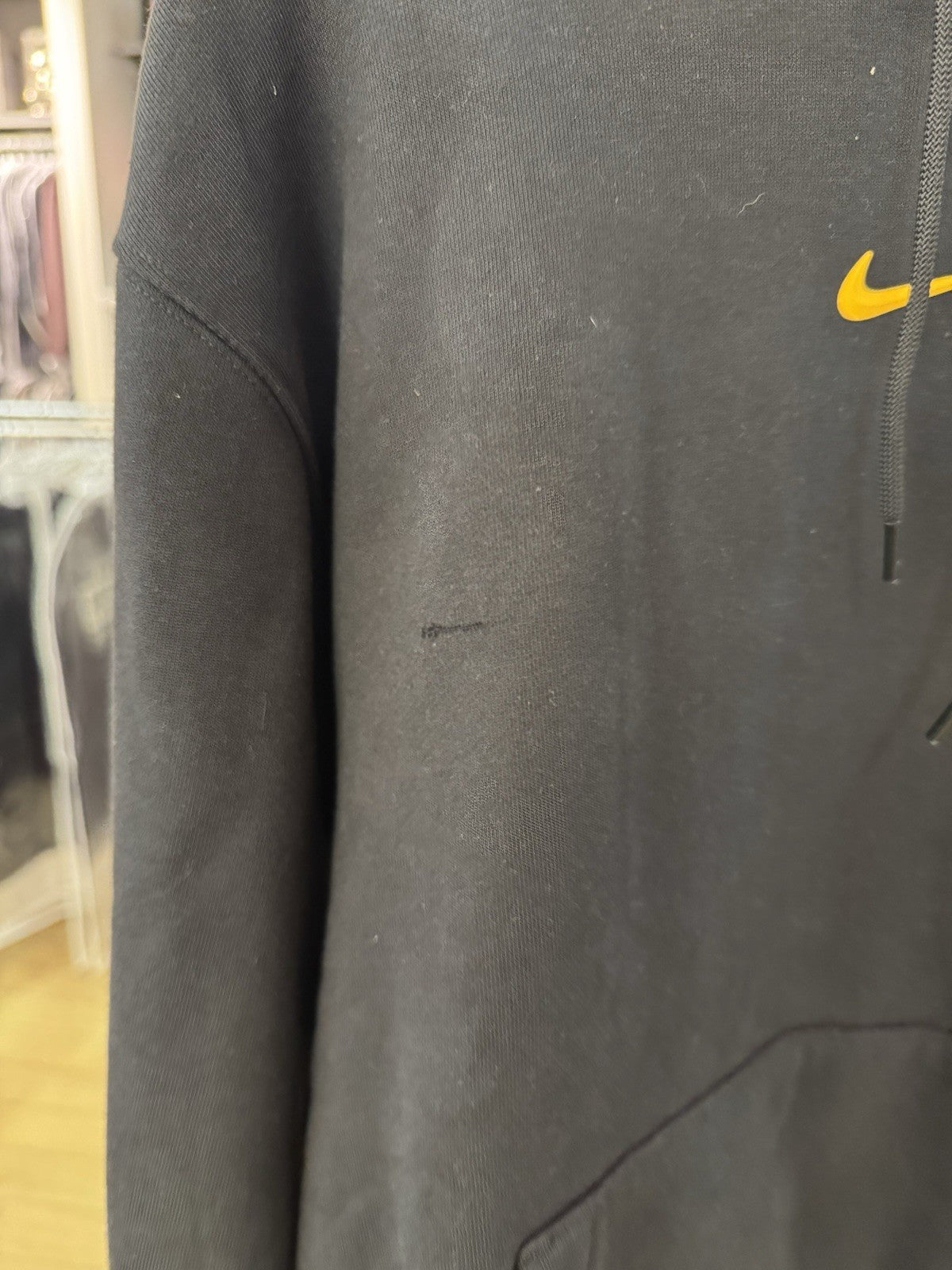 Nike Drake NOCTA Hoodie Mens Size Medium New Black Cotton Da3920-010 DEFECT