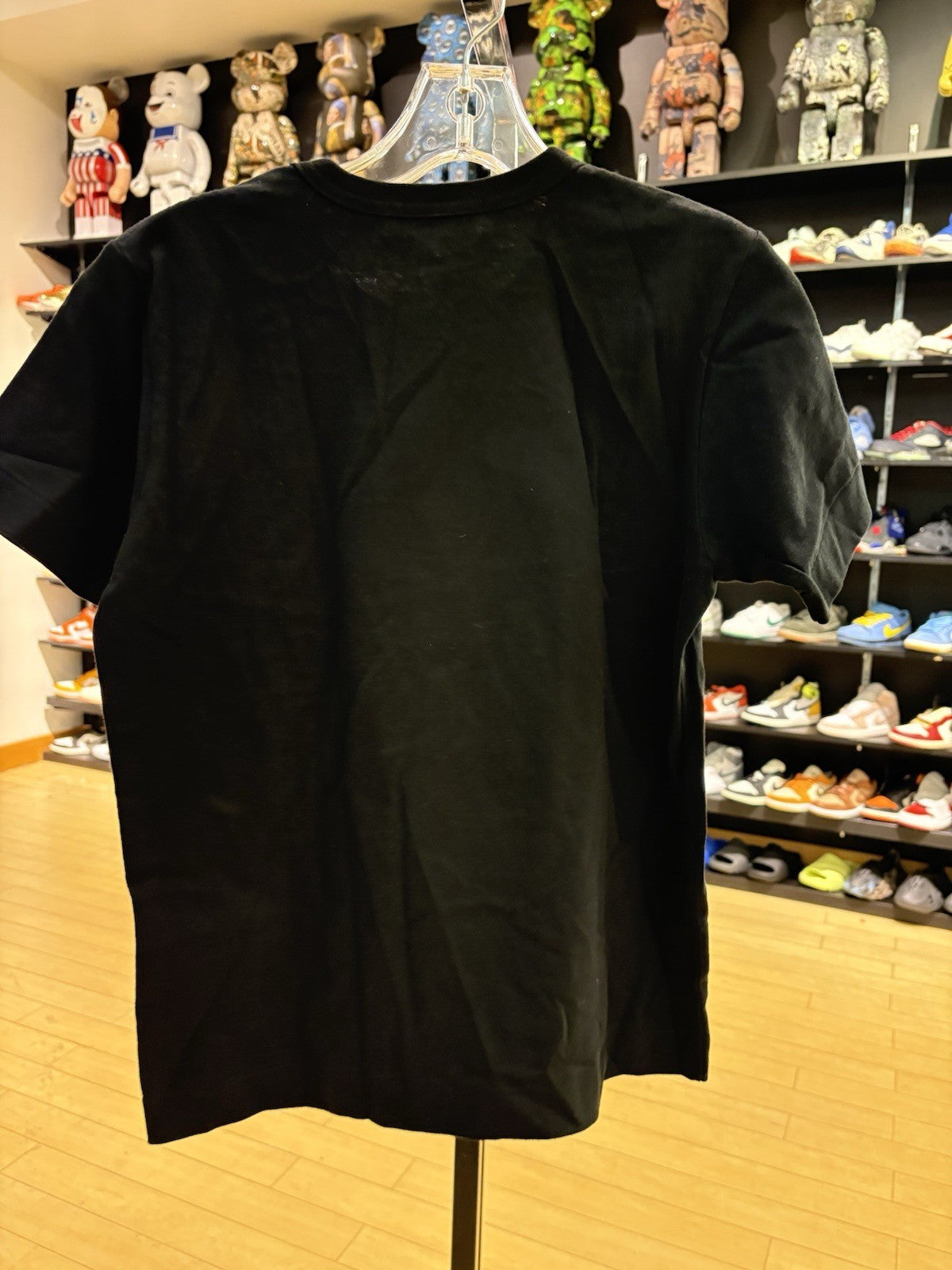 Comme des Garcons PLAY Play Red Heart T-shirt Black Size Medium