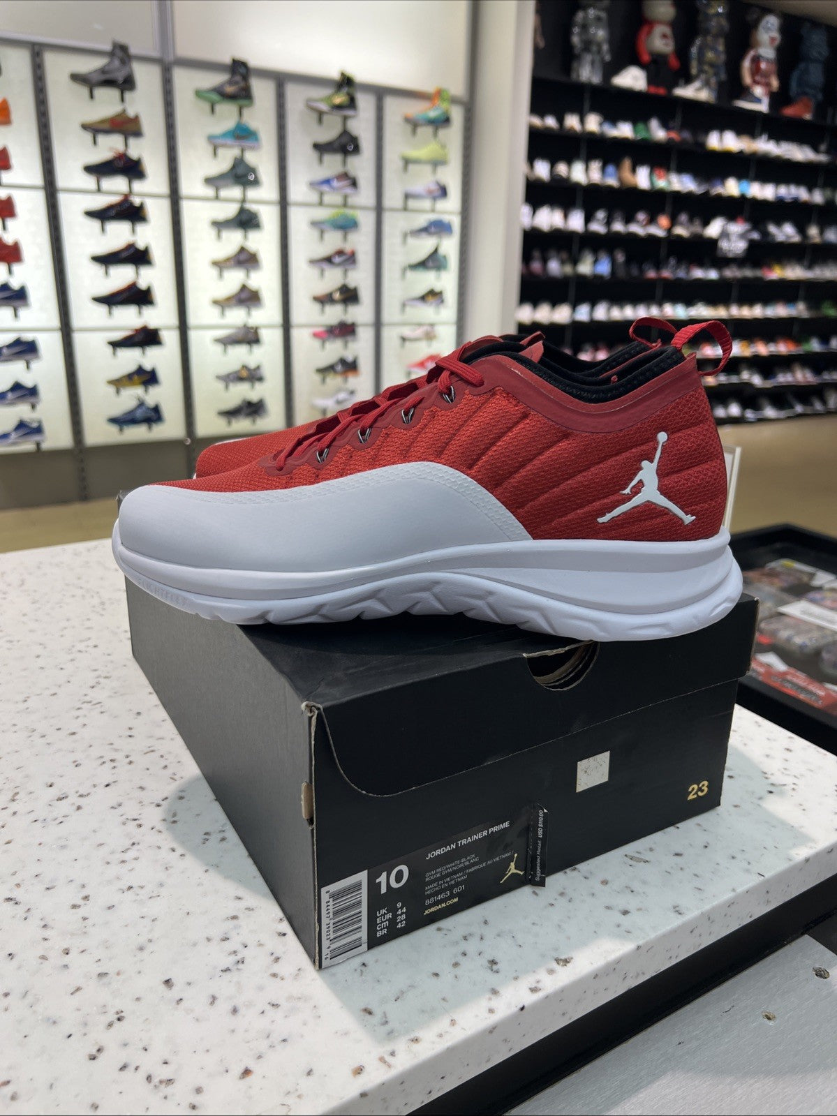 Jordan Air Jordan Trainer Prime Gym Red White Black Sz 10