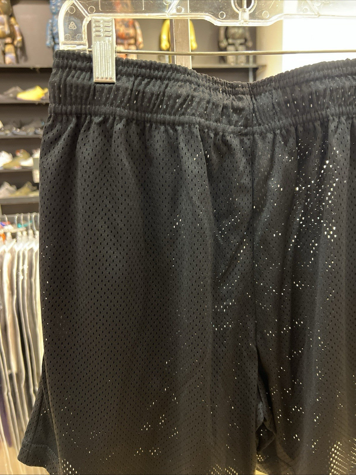 Eric Emmanuel EE New York Shorts Black Mesh Sz M