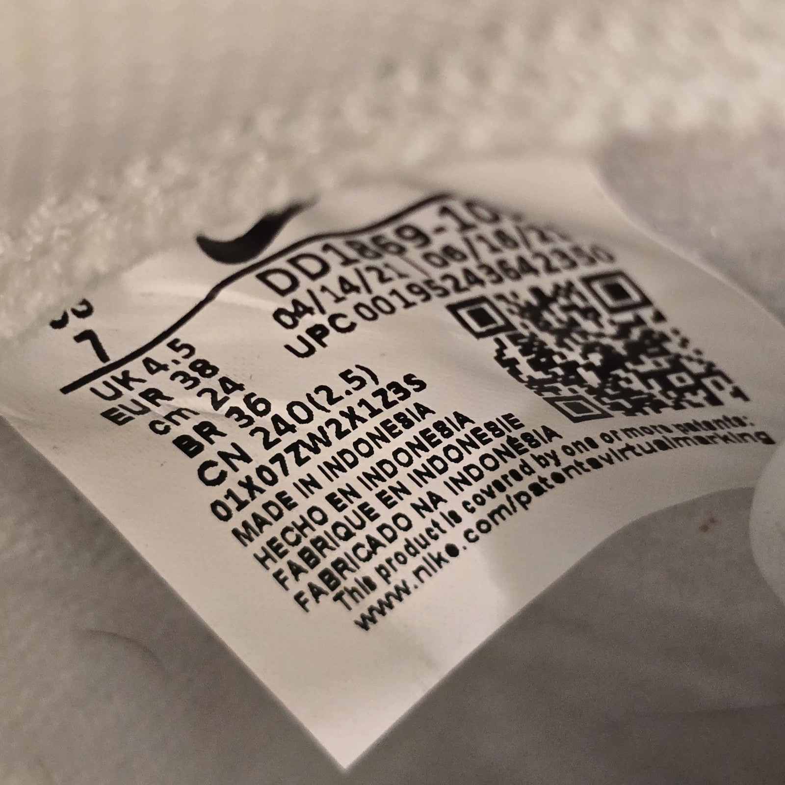 Size 7 - Nike Dunk High Sail Gum Women's