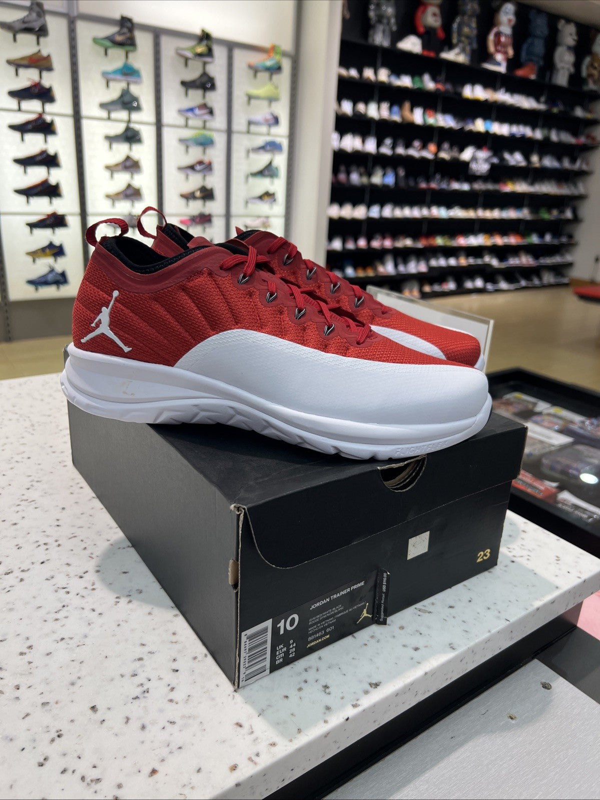Jordan Air Jordan Trainer Prime Gym Red White Black Sz 10
