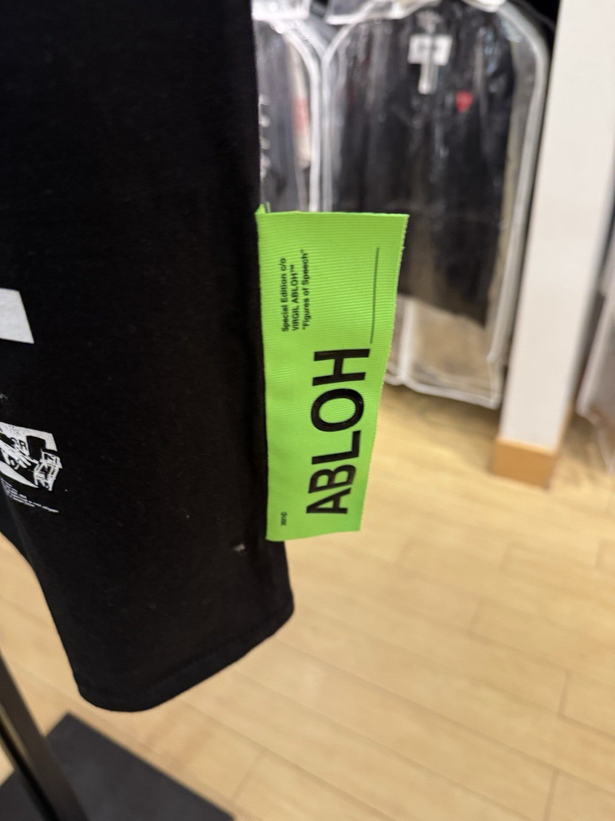 Virgil Abloh ICA Figures Of Speech Shirt Black Size Medium