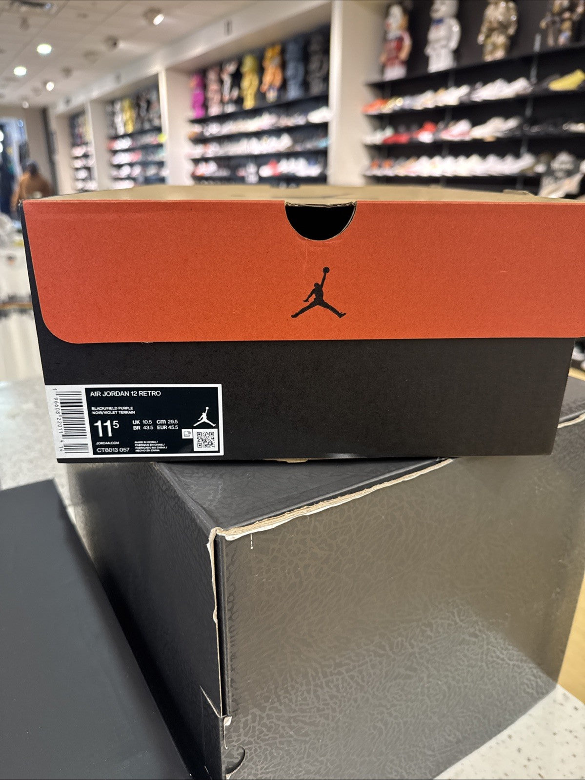 Size 12 - Jordan 12 Retro Mid Field Purple