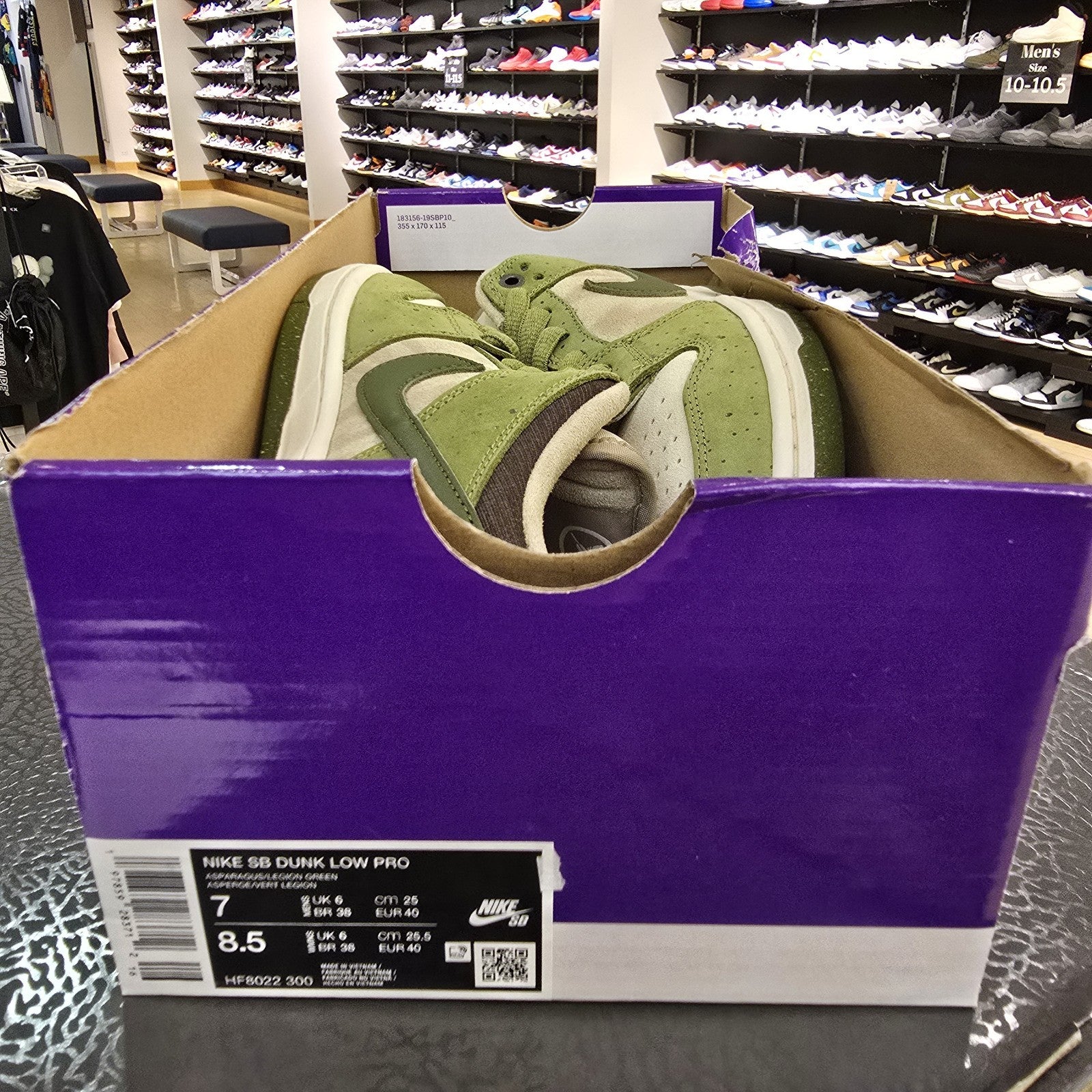 Size 7 - Yuto Horigome x Nike Dunk SB Low Matcha