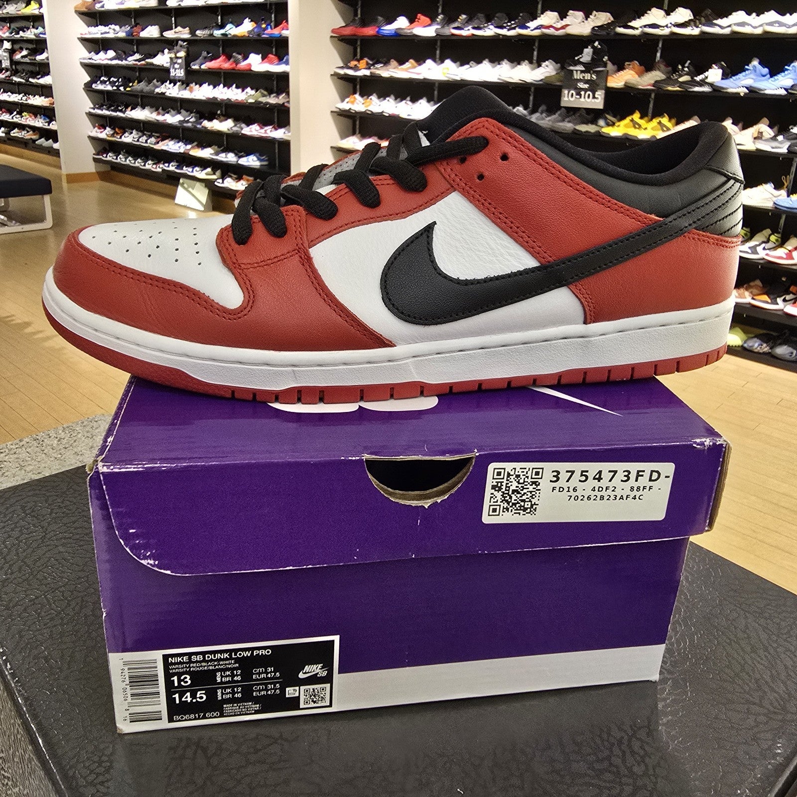 Size 13 - Nike SB Dunk Low J-Pack Chicago