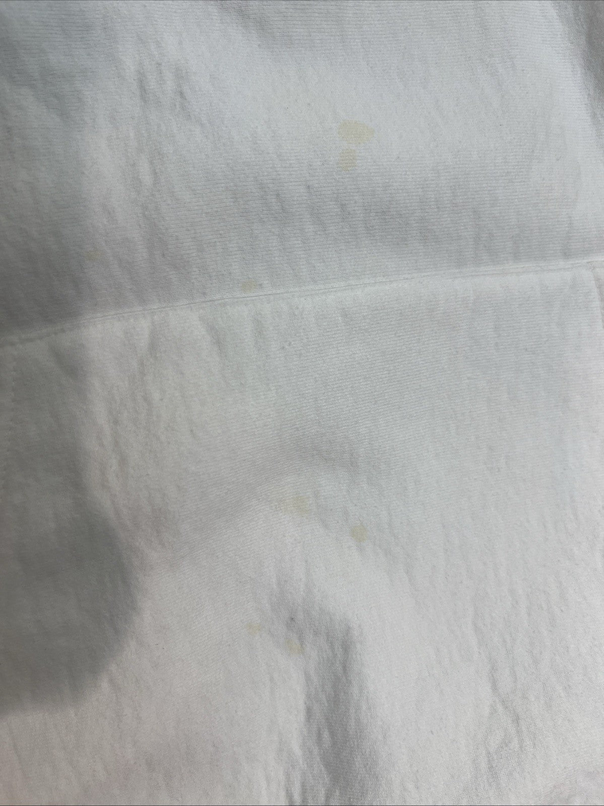 Supreme Box Logo Hooded Sweatshirt Hoodie White FW23 Sz L USED STAINS