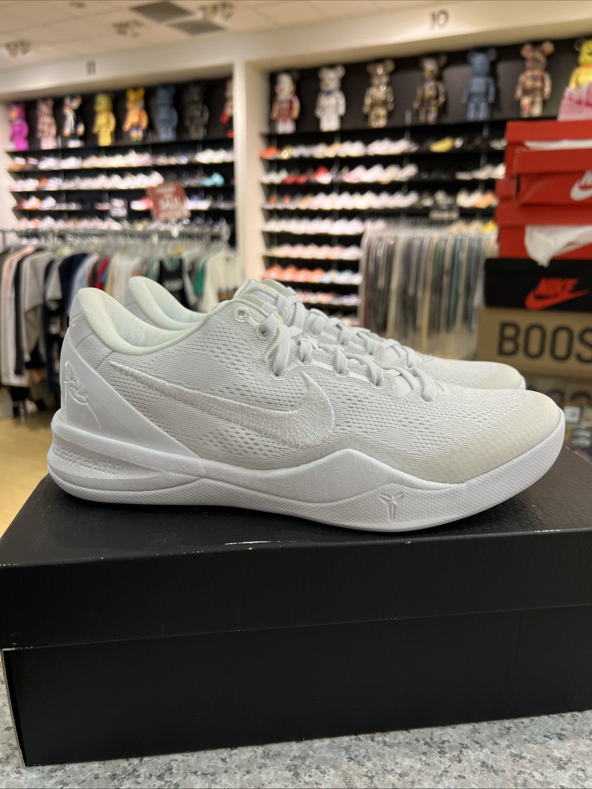 Nike Kobe 8 Protro Halo White Sz 9