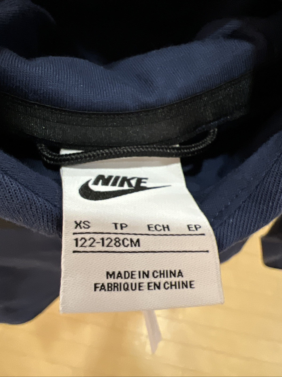 Nike Tech Fleece Full-Zip Blue Youth Sz XS DEFECT