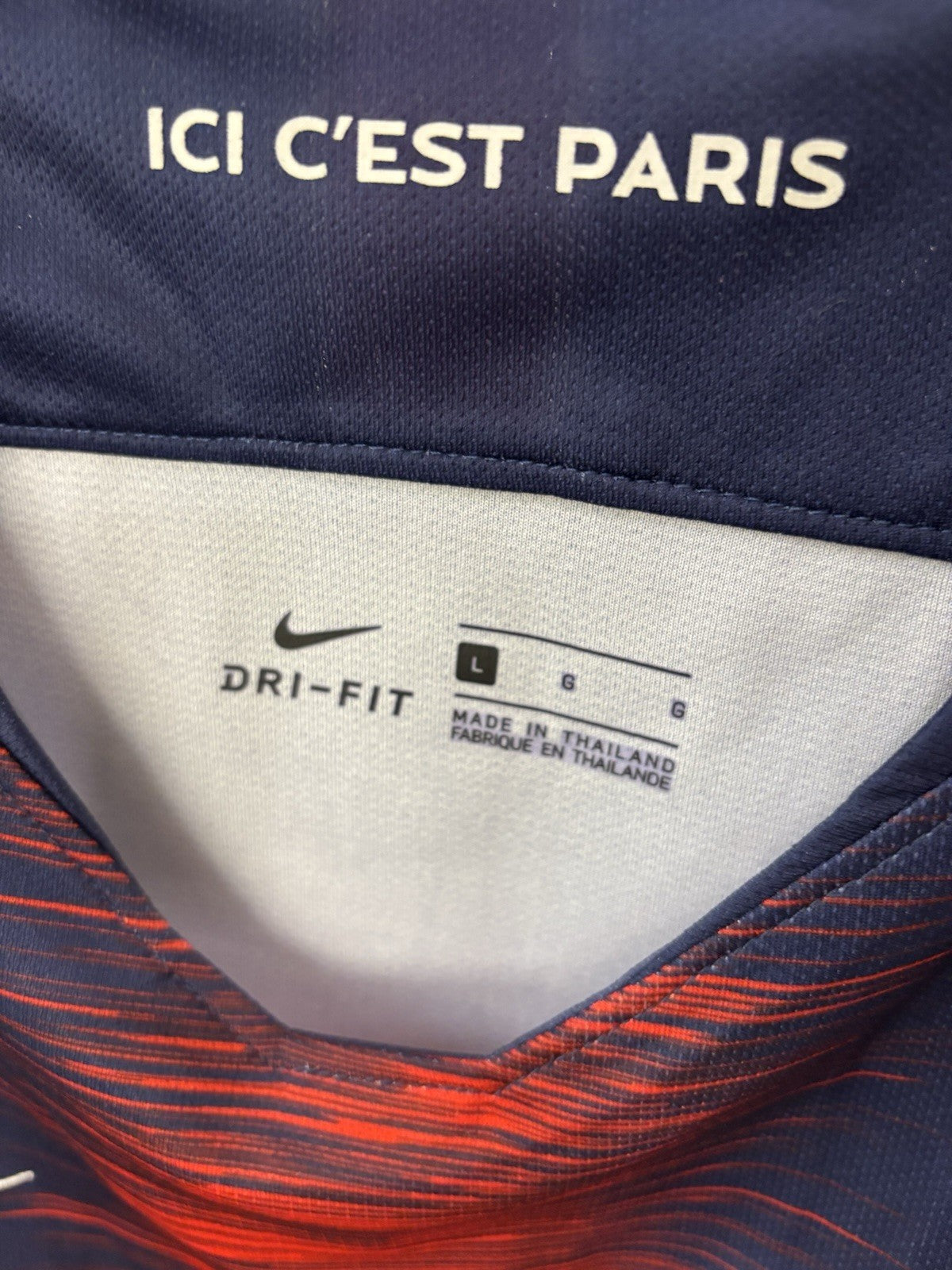 Nike PSG NK Vapor Match Home 2018/19 Jersey Blue SZ L