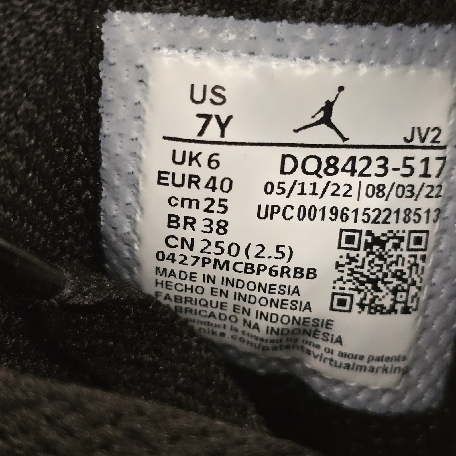 Size 7 (GS) - Jordan 1 Mid Lakers 2022 - DQ8423-517