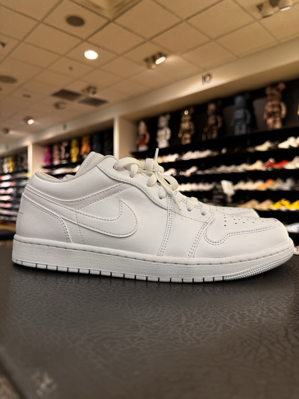 Jordan 1 Low Triple White Size 10.5