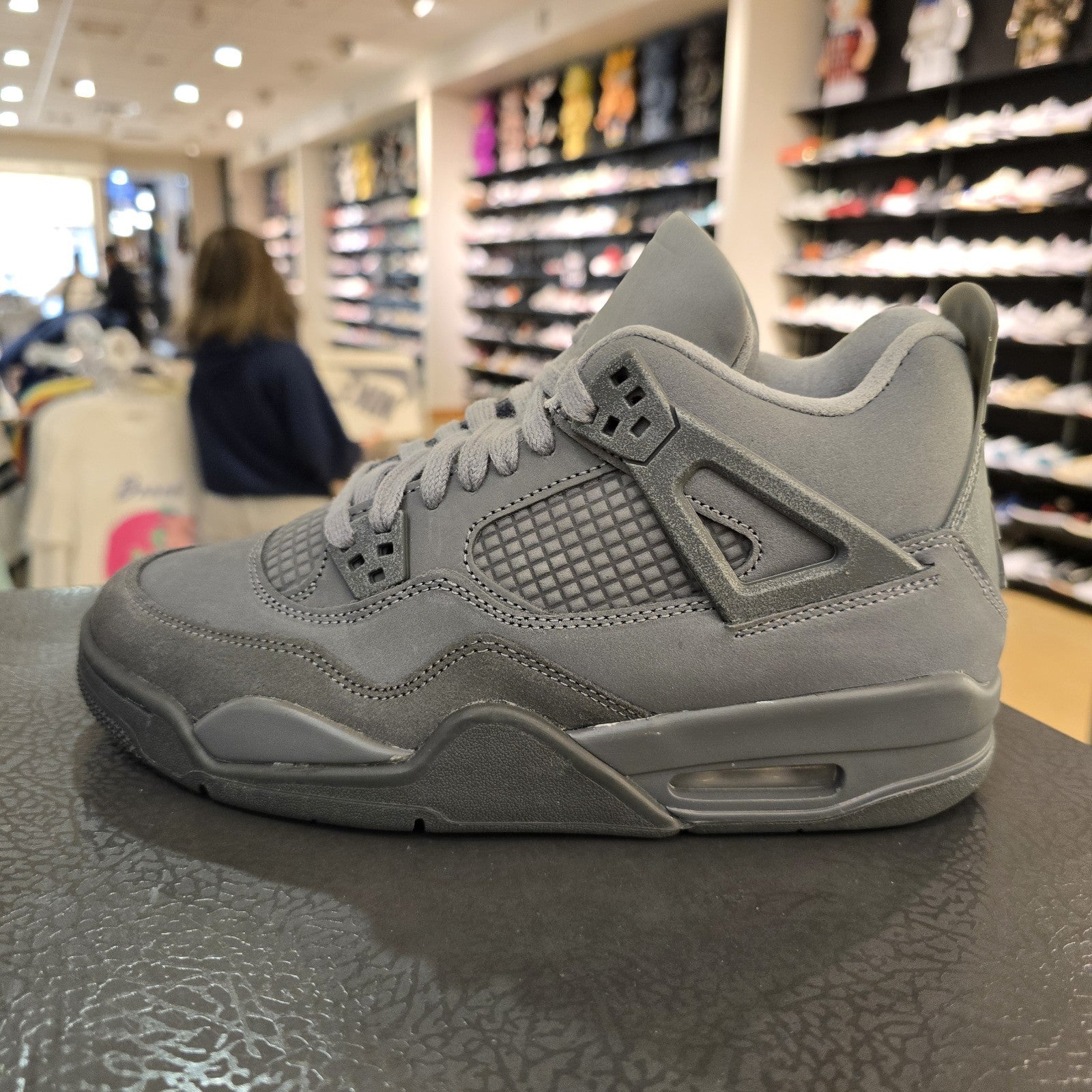 Size 7Y - Air Jordan 4 Retro Wet Cement GS