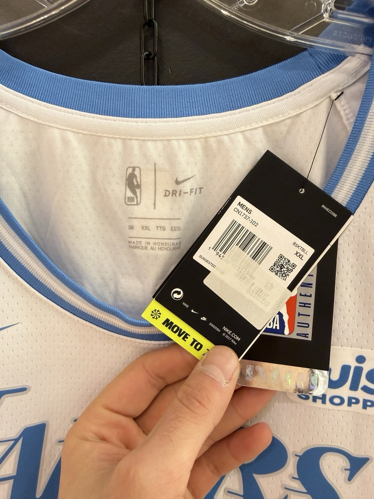 Nike Los Angeles Lakers City Edition Lebron James #23 Jersey Sz XXL